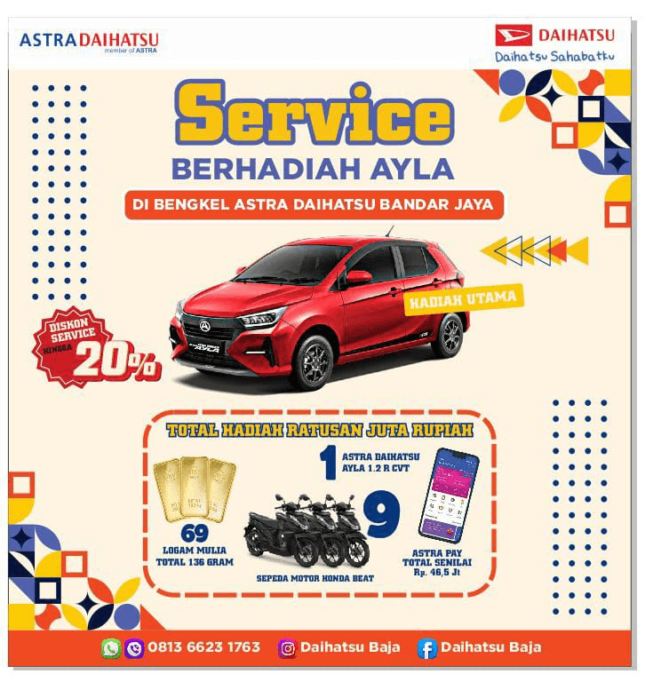 SERVICE BERHADIAH AYLA