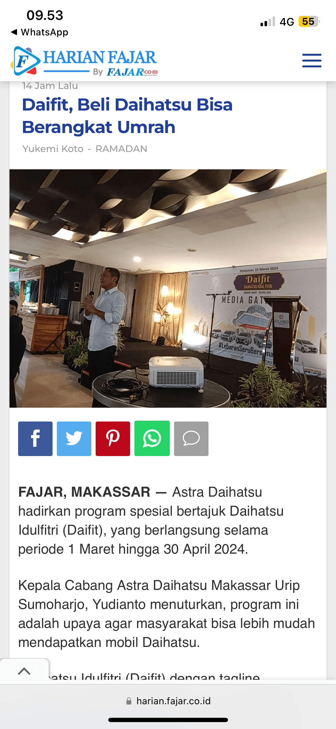 Beli Daihatsu Bisa Berangkat Umroh