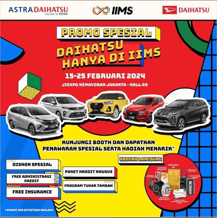 PROMO SPESIAL DAIHATSU HANYA DI IIMS 2024