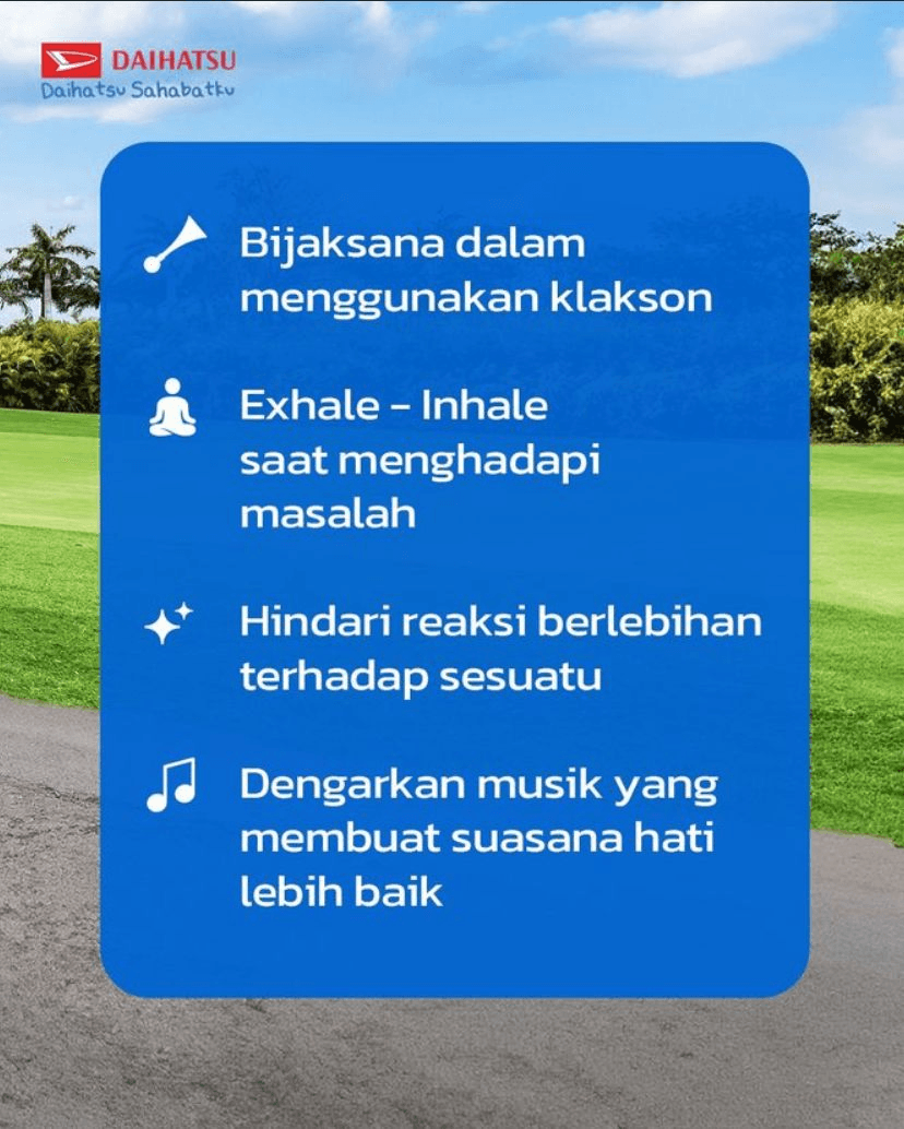 Yuk Atur Emosimu Saat Berkendara