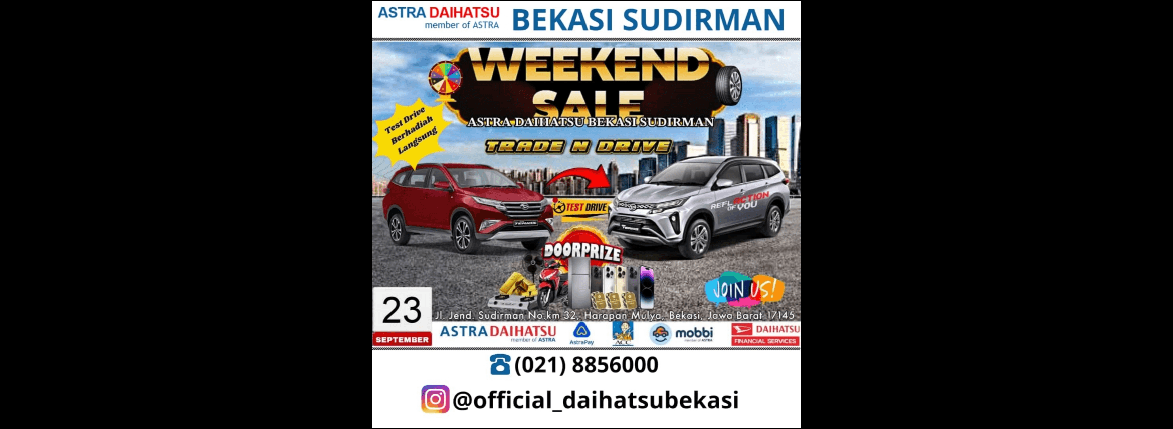 SHOWROOM EVENT TRADE N DRIVE